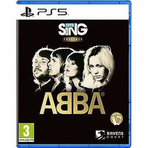 Let's Sing Presents Abba Gioco PS5 5 Compatibile Smartphone Microfono Nuovo