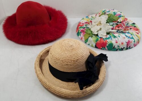 Vintage Donna Vina Couture Satin Hat with Bow Cream Donna Hats for sale | eBay main image 4