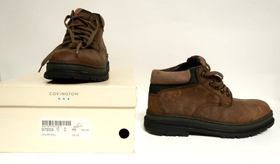 Covington Men's Boots Shoes Brown Size 12D #37203 Leather Upper HIK Olive W/Box