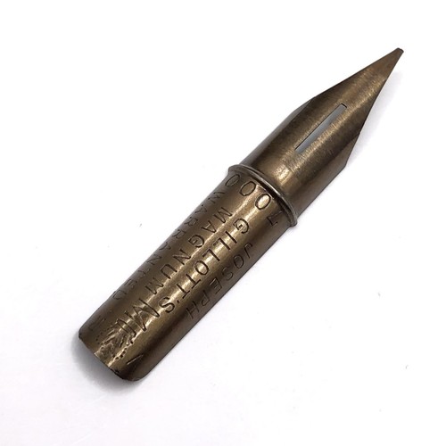 x3 Joseph Gillott’s 7000 MAGNUM Pen Nib M Antique Dip Pen Nib England Large 404 - Picture 3 of 3