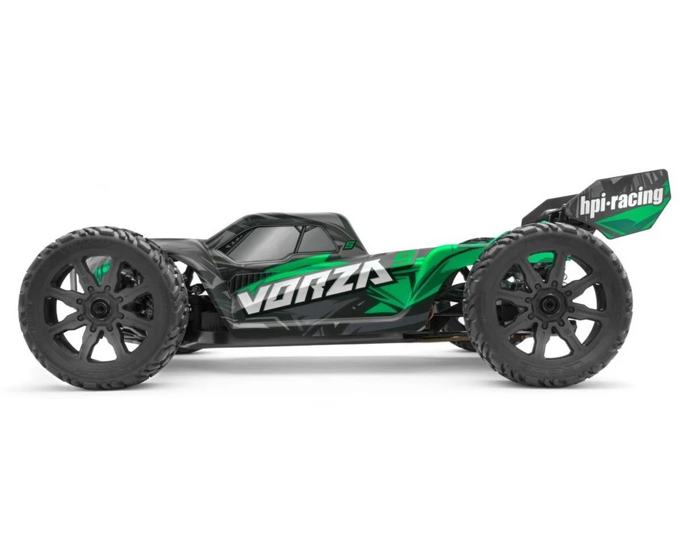 HPI Vorza S Flux Truggy 1/8 4WD ARTR Brushless RC Racing Basher Truck Green - Image 4 of 4