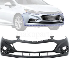 Front Bumper Cover Fascia For 2016-2018 Chevy Cruze Sedan/Hatch NEW Primered