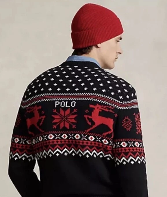 Polo Ralph Lauren Suéter XXL Reno Algodón Cachemira Precio de venta sugerido por el fabricante 297 USD Nuevo con etiquetas Esquí Vacaciones Foto 4 de 4