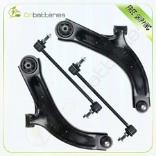 For 2007-2011 Nissan Versa 4pc Front Suspension Kit Control Arms Sway Bar Links