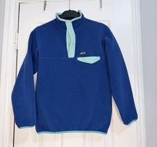 Patagonia Girls' Lightweight Synchilla Fleece Snap-T Pullover, M 10