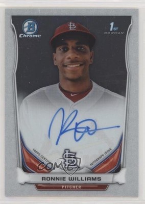 2014 Bowman Draft Chrome Pick Ronnie Williams (Issued in 2015 Chrome) Auto