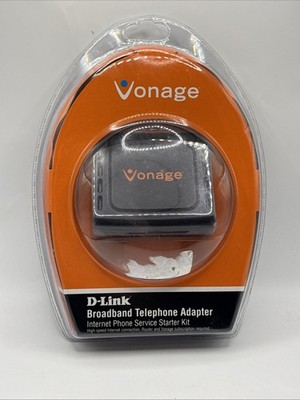 D-Link VTA-VR Vonage Broadband Telephone Adapter Internet Phone Starter Kit NEW