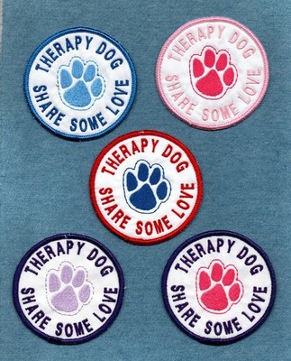 THERAPY DOG SHARE SOME LOVE  - Therapy Dog vest patch