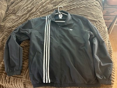 Adidas Men s Woven Front 3 Stripes Track Jacket Size XL