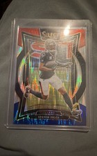 2024 Panini Select - Concourse Stefon Diggs #94 Red & Blue Shock Prizm