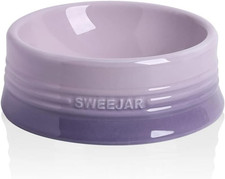 Gradient Dog Bowl, Ceramic Dog Dish for Large Dogs and Large Cat, Porcelain Pet