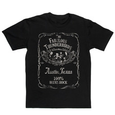 The Fabulous Thunderbirds Band Tour Concert Cotton Black T Shirt S-5XL TT798