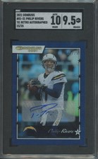 2021 Panini Donruss Football Philip Rivers #01-31 Retro 2001 Auto /25 SGC 9.5