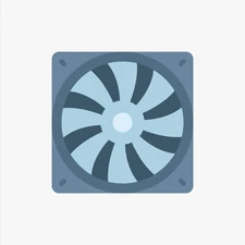 PQD24B3A2 comair rotron round fan 172X51MM 24V 1.0AMP aluminum frame