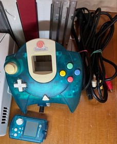 Sega Dreamcast Console Games Lot Obi VMU Controller Cables Tested JP