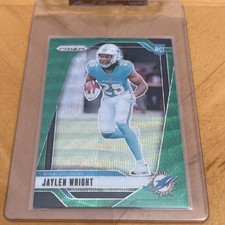 2024 Panini Prizm - Rookies Jaylen Wright #348 Green Wave Prizm (RC)