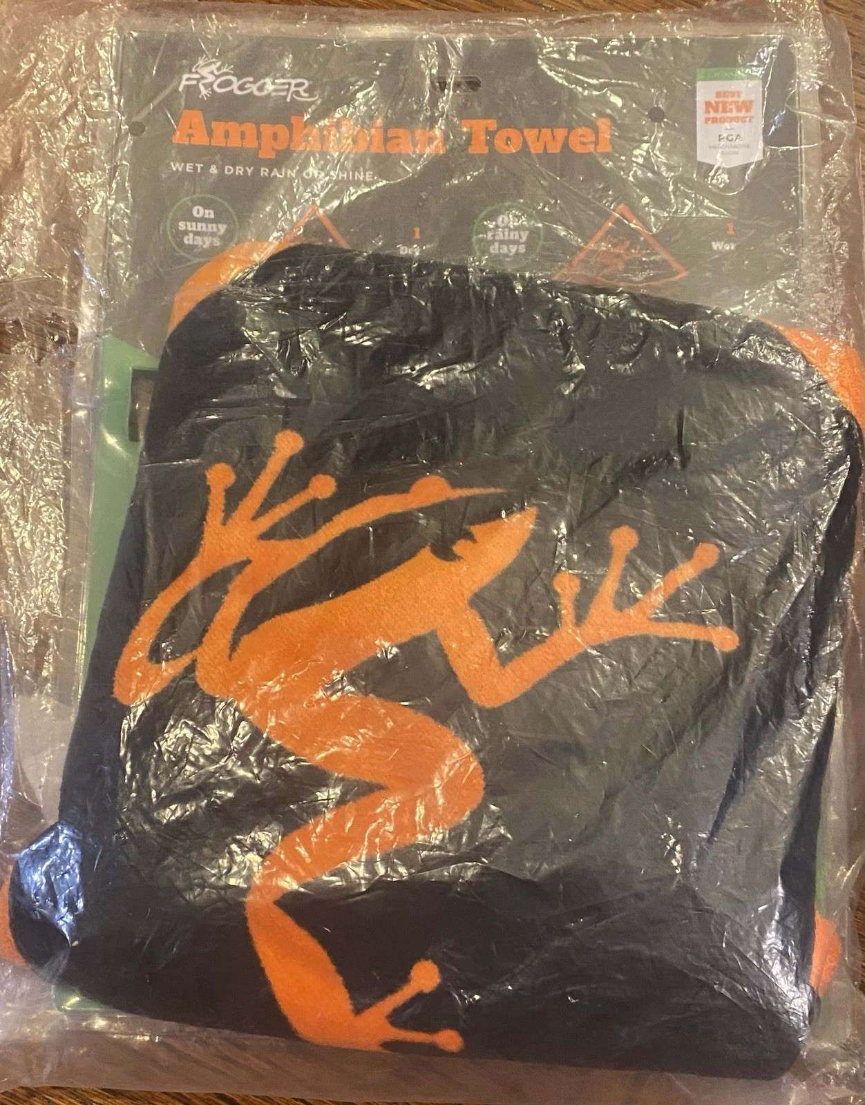 PGA Frogger Amphibian Towel New Sealed