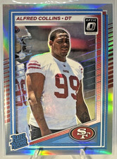 2025 Donruss Optic Alfred Collins Rated Rookie Holo Prizm 49ers RC Free Shipping