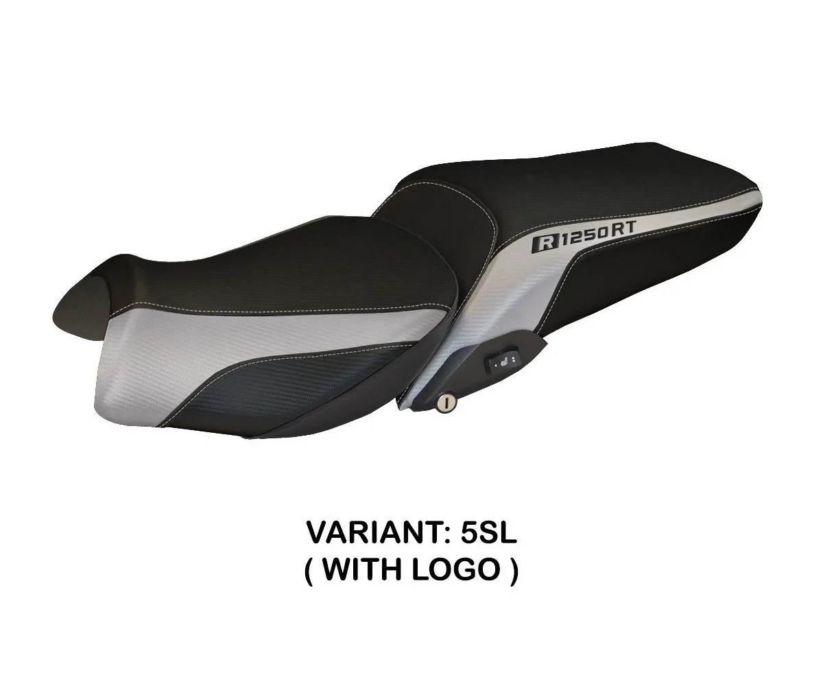 Seat saddle cover Alghero 1 Silver (SL) TPZ for BMW R 1250 RT 2019 > 2022 Aa