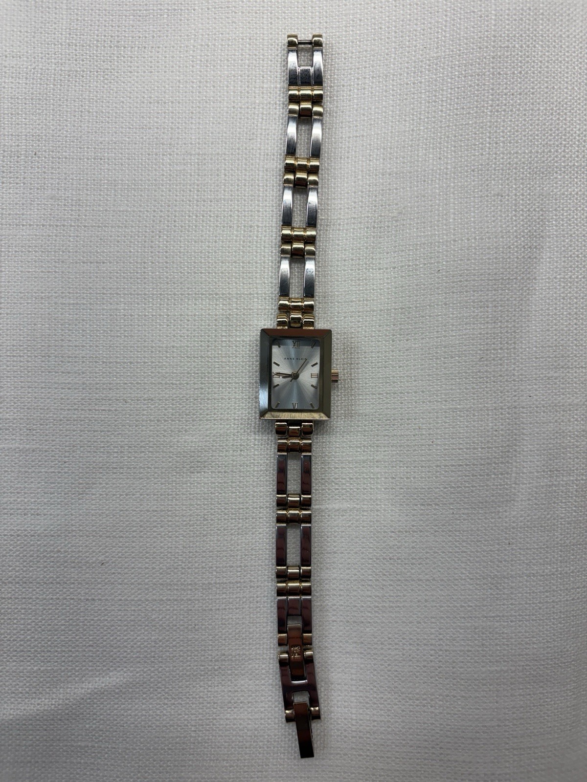 Anne Klein Ladies Two Tone Rectangular Watch - image 2
