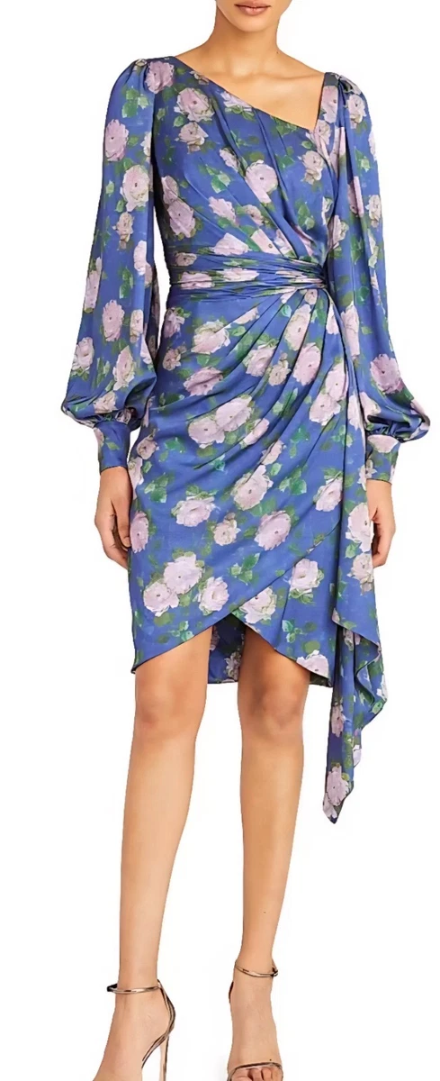 theia candace wrap cocktail dress Theia | Dresses | Theia Candace Satin Cocktail Dress Size 2