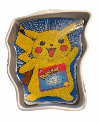 Vintage Wilton 1999 Nintendo Pokémon Cake Pan/Baking Mold Original Paper 3513-62