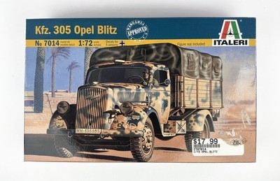 Italeri 7014 Kfz. 305 Opel Blitz 1/72 Scale Plastic Model Kit