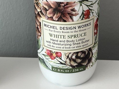 Michel Design Works Hand & Body Lotion Shea Butter Soap White Spruce NEW IN BOX - Picture 5 of 7