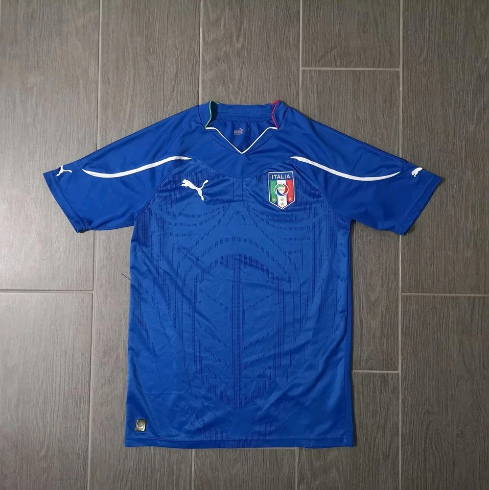 Vintage Retro 2010/11 Italian Nationalmanschaft Trikot Größe: S Fußball Puma Fan