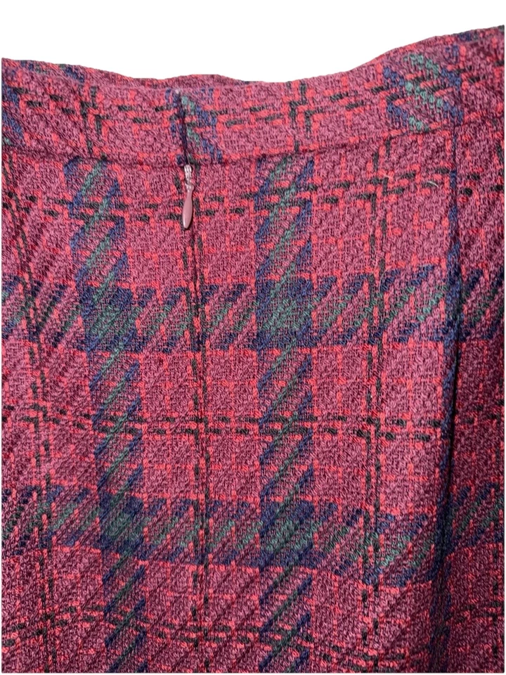 Falda de lana forrada a cuadros para mujer, talla 14, coleccionables JH Foto 3 de 4