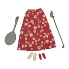 VTG Barbie 1974 Free Moving Barbie Red Floral Skirt 7270 Accessories Shoes Golf