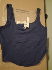 Victoria's Secret/ Pink Color: Blue Corset Tank Top