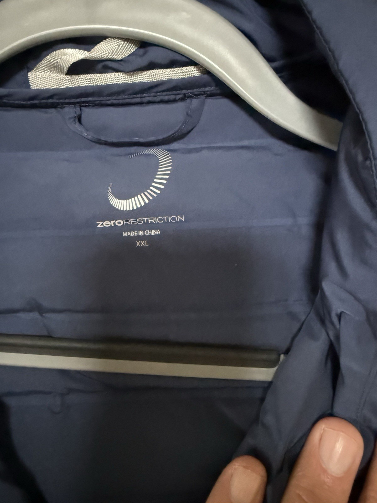 Men's XL Goose Down Insulated Puffer Vest Zero Restriction Full Zip Golf