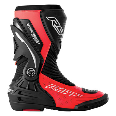 RST Tractech Evo D30 Sportstiefel schwarz/fluo-rot Rennbahn Sport Motorrad...