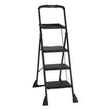 Cosco 250lb capacity 3 step Steel Folding Step Stool (Pack of 2)