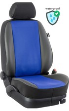 Seat Exeo ST Kombi Maß Vordersitzbezüge Schonbezüge: Kunstleder/blau/schw