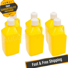 Scribner 2000Y-CASE Yellow Plastic Utility Jug, 5 Gallon - Set of 6