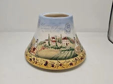 Yankee Candle Jar Topper Shade TUSCAN ITALIAN COUNTRYSIDE THEME H 4.25"