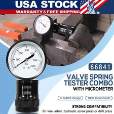 66841 Mini Valve Spring Tester & Measuring Combo with Height Micrometer For Vise