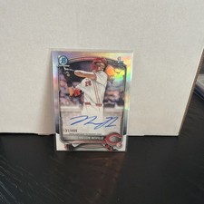 2025 Bowman Draft Mason Neville CIN Reds CPA-MN Refractor Auto /499 Rookie