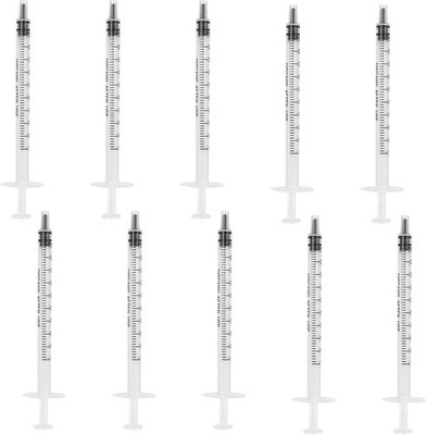 10 Stück 1 ml Kunststoffspritzen Messspritze ohne Nadel Wiederverwendbar 1 ml... 