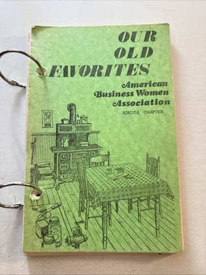 #ad Sioux Falls South Dakota SD Cookbook American Business Women Association Vintage $13.50