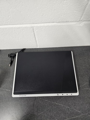 HP Scanjet 200 Flatbed Photo Scanner - Tested With USB Cable - Afbeelding 4 van 8