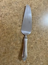 Vintage Silver Plated Handle Stainless Cake And Pie server / 10