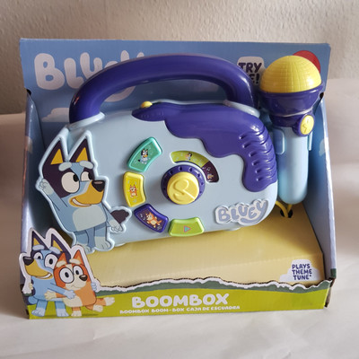 Bluey Ghettoblaster Mitsingen interaktives Musikspielzeug für Kleinkinder