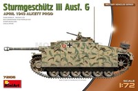 Miniart 72106 1/72 Sturmgeschutz III Ausf. G April 1943 Bausatz Alkett Prod.