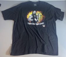 WWE Roman Reigns 2015 Black Short Sleeve Shirt Mens 2XL