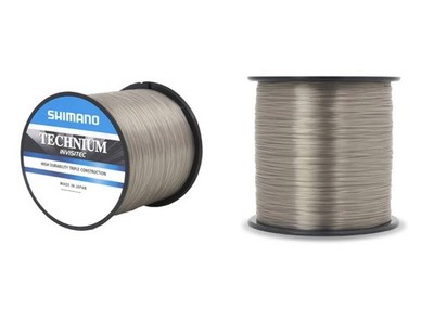 Shimano Technium Invisitec 0,255mm 6,70kg   je 10m! Monofile Karpfenschnur Grey