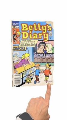 Betty s Diary #40 Apr 1991 Archie Comic Cap n Crunch Maze Cheerios Ad VG