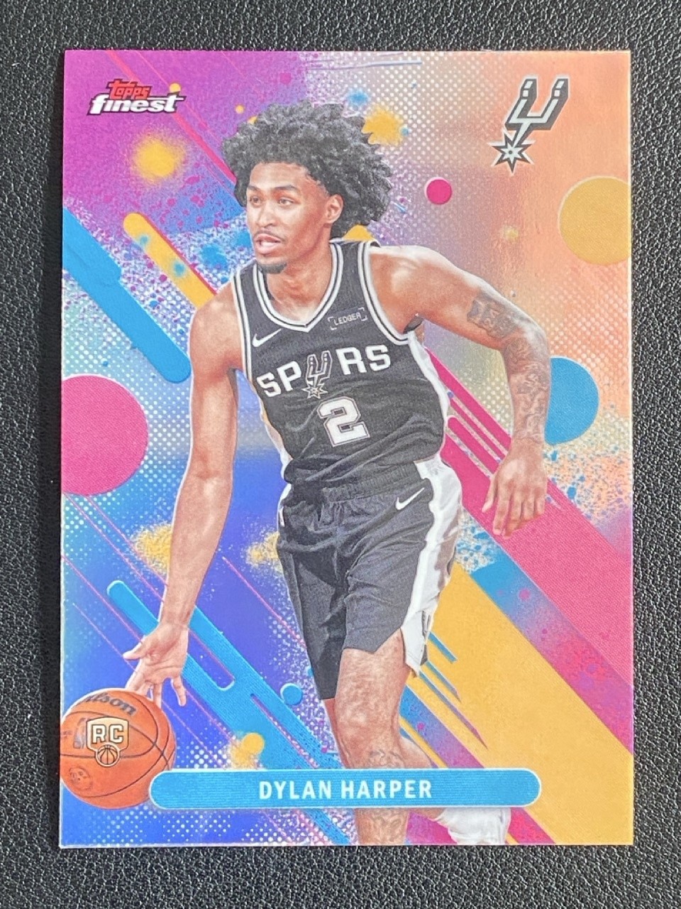 Dylan Harper 2025-26 Topps Finest Common Refractor Base RC #2 -g